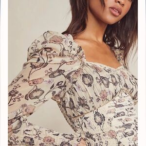 Free People Brunch Date Bodysuit